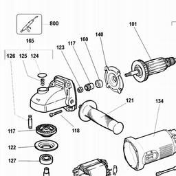 DeWalt DW826 spare parts