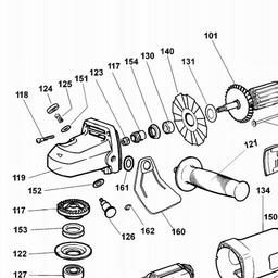 DeWalt DW630 spare parts