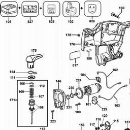 DeWalt DW933 spare parts