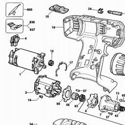 DeWalt DW995K spare parts
