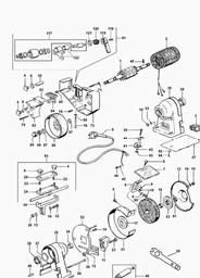 Elu MWA159 spare parts