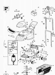 Black & Decker GRC730 MOWER spare parts