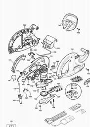 Black & Decker GT360 HEDGETRIMMER spare parts