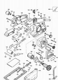 Black & Decker KA85EK BELT SANDER spare parts