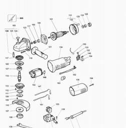 DeWalt DW817 spare parts