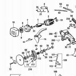 DeWalt DW743 spare parts