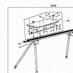 Elu EZ730 spare parts
