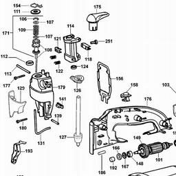 DeWalt DW321 spare parts