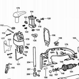 DeWalt DW322 spare parts