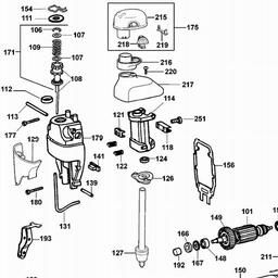 DeWalt DW323 spare parts