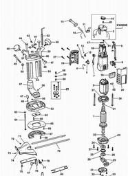 Black & Decker KW800 ROUTER ATTACH spare parts