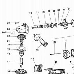 DeWalt DW492 spare parts