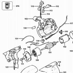Black & Decker GW250 BLOWVAC spare parts