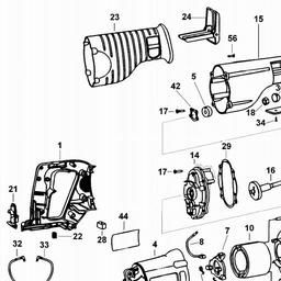 DeWalt DW008K spare parts