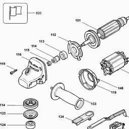 Black & Decker KG68 GRINDER spare parts