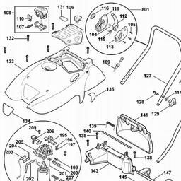 Black & Decker GFC1234 CORDLESS MOWER spare parts