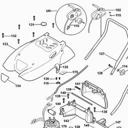 Black & Decker GF1838 ROTARY MOWER spare parts
