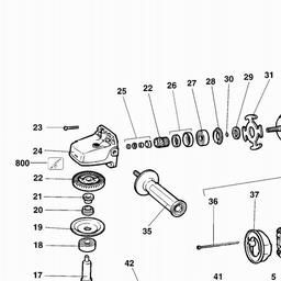 DeWalt DW498 spare parts