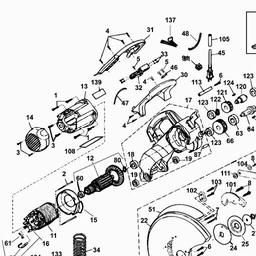 DeWalt DW872 spare parts