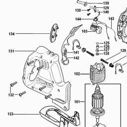 Black & Decker KS890E SAW spare parts