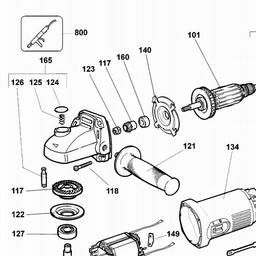 DeWalt DW824 spare parts