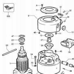 DeWalt DW627 spare parts