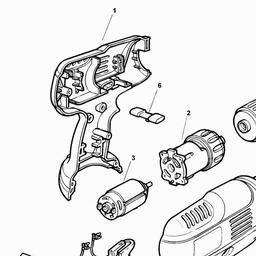 Black & Decker KC12E CORDLESS DRILL spare parts