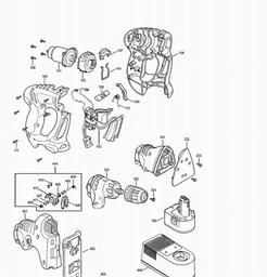 Black & Decker KC2000F TOOL KIT spare parts