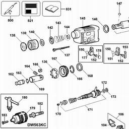 DeWalt DW563 spare parts