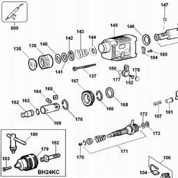 Elu BH24 spare parts