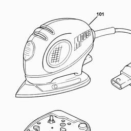 Black & Decker KA150K SANDER spare parts