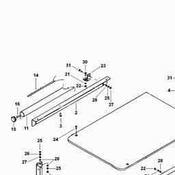 DeWalt DE7464 spare parts