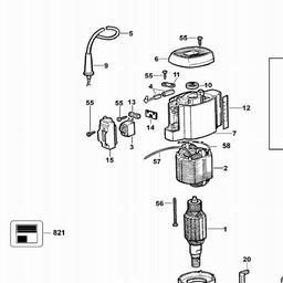 DeWalt DW614 spare parts