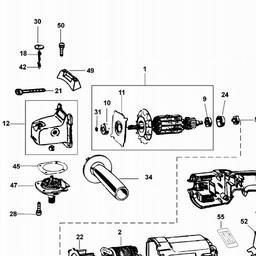DeWalt DW849 spare parts