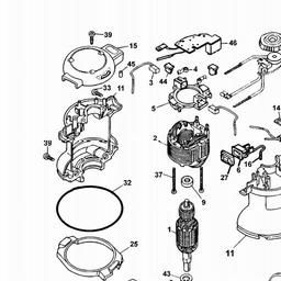 DeWalt DW423 spare parts