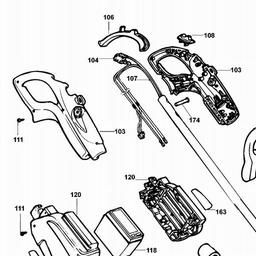Black & Decker GLC120 CORDLESS STRING TRIMMER spare parts