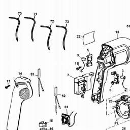 DeWalt DW217 spare parts