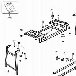 DeWalt DE7038 spare parts