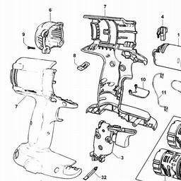 DeWalt DW988 spare parts