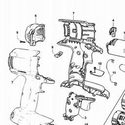 DeWalt DW987 spare parts
