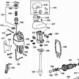 DeWalt DW323 spare parts
