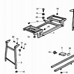 DeWalt DE7073 spare parts