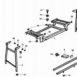 DeWalt DE7076 spare parts