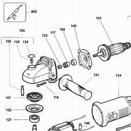 DeWalt DW825 spare parts