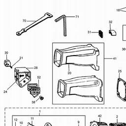 DeWalt DW303K spare parts