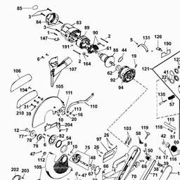 DeWalt DW708 spare parts