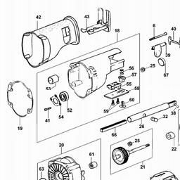 DeWalt DW307 spare parts