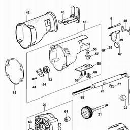 DeWalt DW302 spare parts