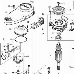 DeWalt D25940K spare parts