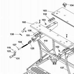 Black & Decker WM550 WORKMATE spare parts
